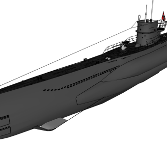 精细船只军事模型军舰 航母 潜水艇 (5)